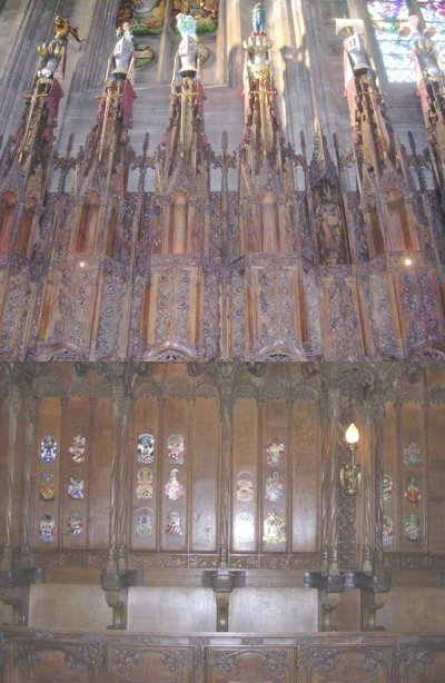 St Gile's Royal Chapel Seats.